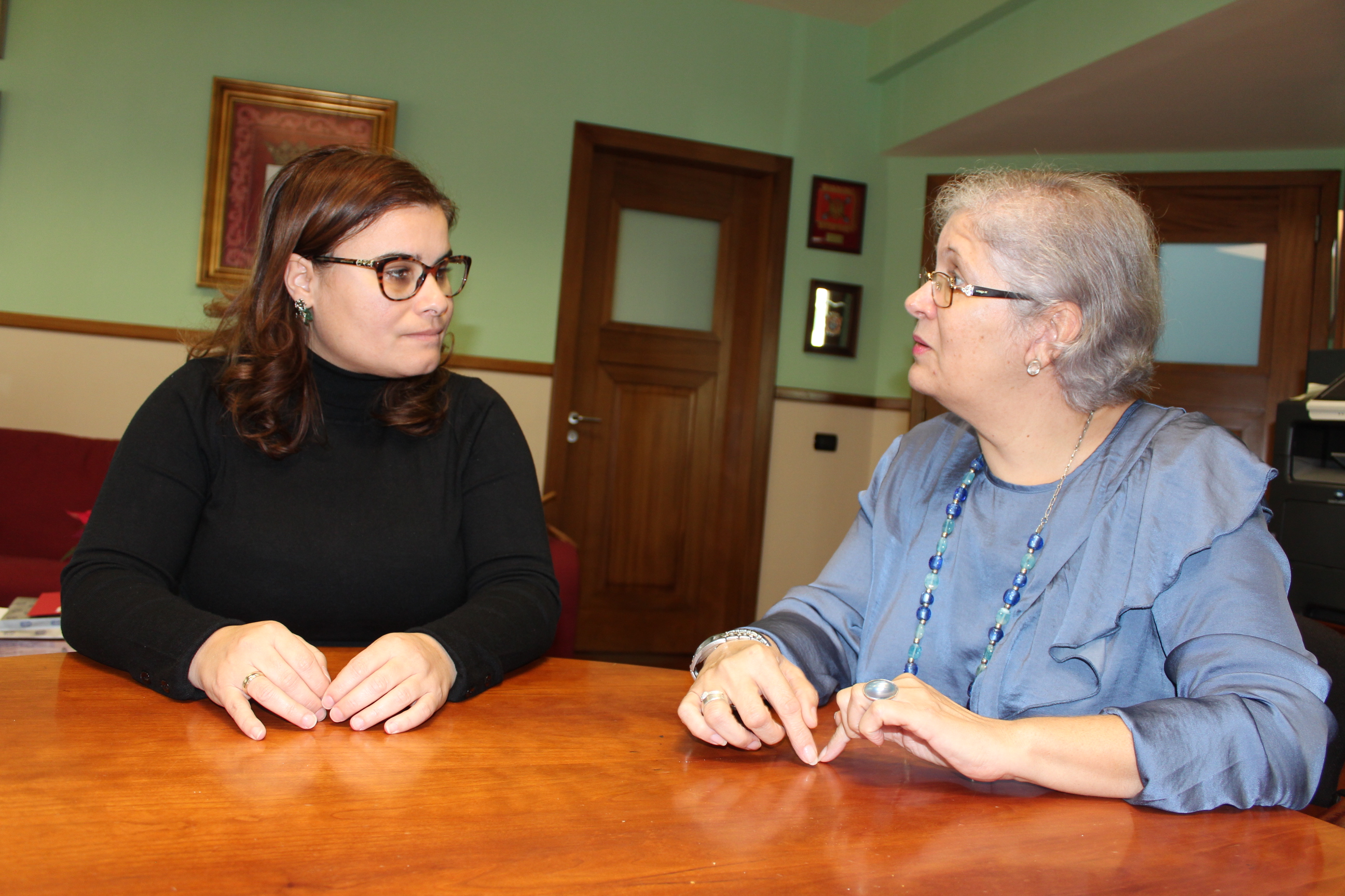 Mari Brito y Olivia Pérez