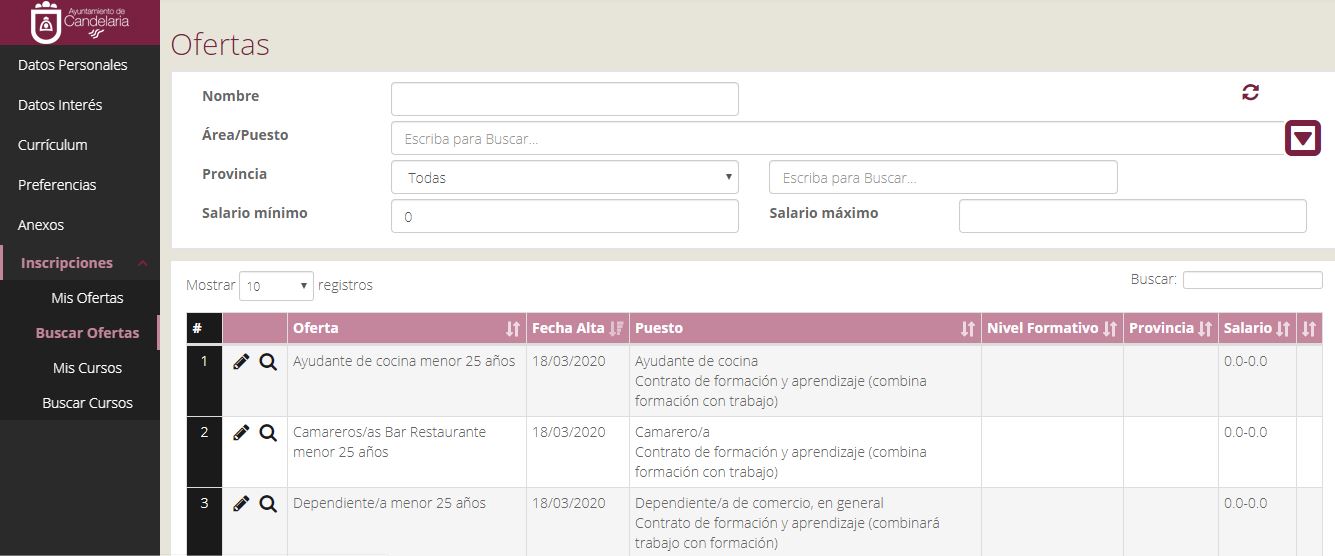 Agencia colocación