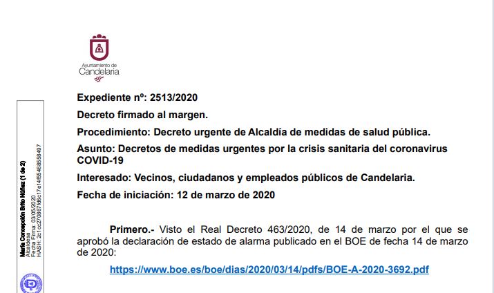Decreto 3 mayo 2020