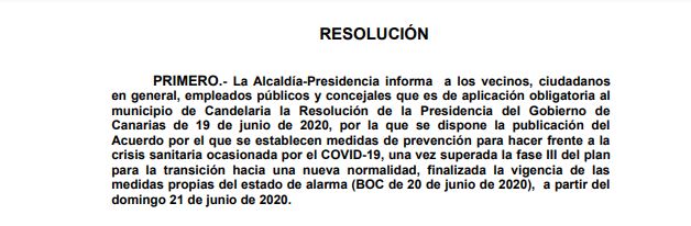 Resolución 20 junio